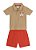 Conjunto Bebê Menino: Camisa Polo e Bermuda Moletinho - Imagem 2