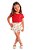 Conjunto Menina Tomorrow Will Be Beautiful: Blusa e Shorts Saia - Imagem 1