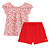 Conjunto Menina: Bata Estampada e Shorts - Imagem 2