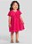 Vestido Infantil de Renda com Babado e Laço - Imagem 1