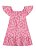 Vestido Infantil Menina Floral com Babado - Imagem 3