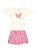 Conjunto Infantil Borboleta: Blusa e Shorts Saia - Imagem 2