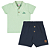 Conjunto Menino: Camisa Polo e Bermuda de Moletom - Imagem 2