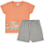 Conjunto Menino Trem dos Animais: Camiseta e Bermuda - Imagem 3