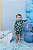 Conjunto Infantil em Malha UV Neon: Blusa e Sunga - Imagem 5