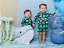 Conjunto Infantil em Malha UV Neon: Blusa e Sunga - Imagem 6