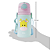 Garrafinha de Alumínio Animal Fun com Canudo (400ml) - Imagem 3