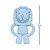 Mordedor e Massageador de Silicone Leãozinho Buba Baby - Imagem 11