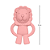 Mordedor e Massageador de Silicone Leãozinho Buba Baby - Imagem 4
