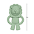 Mordedor e Massageador de Silicone Leãozinho Buba Baby - Imagem 6
