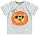 Camiseta Infantil Menino em Meia Malha com Estampa de Leão - Imagem 1