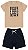 CONJUNTO INFANTIL MENINO: CAMISETA MEIA MALHA E BERMUDA MOLETINHO - Imagem 2