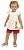Conjunto Infantil Menina: Bata Cotton Manga Tule Bordado e Shorts Moletom Touch - Imagem 1