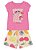 Conjunto Infantil Menina com Frutas Brilhante Brandili - Imagem 5