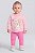 Conjunto Bebê Feminino Brandili Baby em Moletom com Estampa de Gatinho com Glitter - Imagem 5