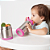 Garrafa Térmica Infantil Buba Gumy Rosa com Canudo de Silicone 400ml - Imagem 5