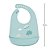 Babador em Silicone com Pega-Migalhas Buba Cloudy Azul - +3m - Imagem 4
