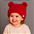 Touca Teddy Dupla Face com Orelhinha - Imagem 4