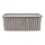 Caixa organizadora Rattan com tampa, Cinza, 12,5L, OR24-01, São Bernardo - Imagem 2