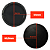 Kit Calotinha Centro De Roda Fiat Punto 49,6mm Logo Preta - Imagem 3