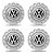 Jogo 4 Calota Centro Roda Vw Volkswagen Bbs Santana Vw - Imagem 1