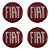 Jogo Emblema Fiat Novo Vm/ Calota Central Roda Esportiva 48mm - Imagem 1