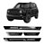 Jogo Soleira Jeep Renegade 2015 A 2023 4 Portas Preto - Imagem 1