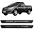 Jogo Soleira Chevrolet Montana GM 2 Portas 2010 A 2021 Preto - Imagem 1