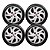 Jogo Calota Aro 13 Fiat Uno Way 2015 2011 2012 2013 2014 230 - Imagem 1