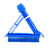 ESCOVA DE REJUNTE AZUL - Imagem 1