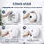 Dispenser Papel Higiênico Up Rolão Premisse Branco - Imagem 5