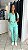 Pijama Clássico Gabardine Feminino Verde Bebê - Imagem 2