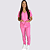 Pijama Clássico Gabardine Feminino Rosa - Imagem 1