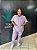 Pijama Feminino PLUS Oxford Lilas - Imagem 1