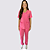 Pijama Clássico em Malha cor: Rosa Chiclete - Imagem 3