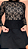 Blusa Renda Rosas I - Preta - Imagem 5