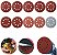 20 Disco De Lixas Variadas Velcro 125mm 5pl Grão Misto - Imagem 1