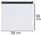 Envelope Plastico de Segurança Tipo Correio Liso 70x50 cm (Pacote c/ 100 unids) - Imagem 1