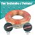 fio Bicolor Paralelo Cristal Vermelho 100m 2x18 Awg 0,50mm - Imagem 2