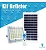 Refletor Led 100w Com Placa Solar A Prova D'água Holofote Bf - Imagem 2