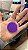 Chaveiro Oreo BTS Roxo – Impressão 3D - Imagem 1