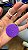 Chaveiro Oreo BTS Roxo – Impressão 3D - Imagem 2