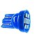 Lâmpada T10 8 leds AZUL CRISTAL Automotiva carro pingo w5w super LED 12v placa teto farolete - Imagem 3