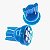 Lâmpada T10 8 leds AZUL CRISTAL Automotiva carro pingo w5w super LED 12v placa teto farolete - Imagem 2