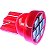 Lâmpada T10 8 leds VERMELHO Automotiva carro pingo w5w super LED 12v placa teto farolete - Imagem 2