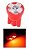 Lâmpada Pingo T10 4 leds VERMELHO 5050 SMD lâmpada camarão 12v - Imagem 1