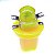 Lampada Led Automotiva T5 B8.5 COB AMARELO 12V Painel Instrumento Mosquito B8.5 - Imagem 1