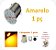 Lampada led 2 polos 22 leds AMARELO luz de ré freio ou pisca 12v - unidade - Imagem 1