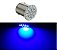 Lampada led 2 polos 22 leds AZUL luz de ré freio ou pisca 12v - unidade - Imagem 1