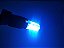 T10 Gel pequena led AZUL Carro De Sílica Cob led siliconado alta potencia led automotivo T10 pingo silicone gel COB - Imagem 1